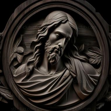 3D model st jesus (STL)